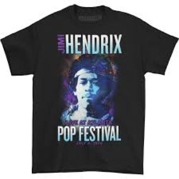 Jimi Hendrix Pop Psychedelic T-shirt *SALE* - Picture 1 of 4